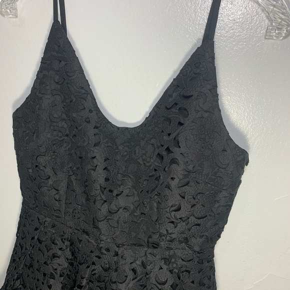 Revolve Lucy Paris Laser Cut Dress in Black - Picture 7 of 11